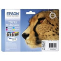 Epson originální ink C13T07154012, CMYK, 23.9ml, Epson D78- prošlá expirace (2018)