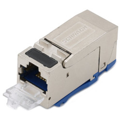 XtendLan Keystone jack RJ45, zaklapávací, CAT6A, TT STP, instalace bez nástrojů