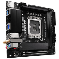 ASRock B860I WiFi Intel B860 LGA1851 2x DDR5 2x M.2 HDMI DP USB-C WiFi Mini-ITX