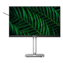 Philips 24B2G5200 LCD IPS/PLS 23,8" 1920 x 1080 4ms 300nitů 1500:1 100Hz  Repro Pivot USB-C  Tmavě šedá 