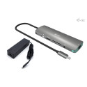 i-tec USB-C Metal Nano Docking Station 4K HDMI LAN, Power Delivery 100 W + Charger 100W (bundle)