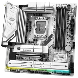 ASRock B860M Steel Legend WiFi Intel B860 LGA1851 4x DDR5 4x M.2 HDMI DP Thunderbolt 4 WiFi mATX
