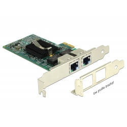 Delock PCI Express Karta 2 x Gigabit LAN