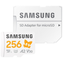 SAMSUNG PRO Plus Sonic the Hedgehog™ microSDXC 256GB + SD Adaptér CL10 UHS-I U3 A2 V30
