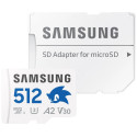 SAMSUNG PRO Plus Sonic the Hedgehog™ microSDXC 512GB + SD Adaptér CL10 UHS-I U3 A2 V30