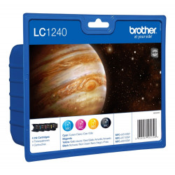 BROTHER inkoustová náplň LC-1240VALBP multipack Černá + tři barvy