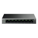 TP-Link LiteWave LS108GP V1 - Přepínač - 8 x 10 100 1000 (PoE+) - desktop, pro připevnění na zeď - PoE+ (62 W)