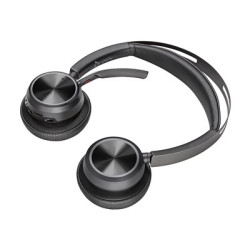 Poly Voyager Focus 2 - Náhlavní souprava - náhlavní - Bluetooth - bezdrátový - odstranění šumu - UBS-C přes adaptér Bluetooth - černá - certifikováno pro Zoom