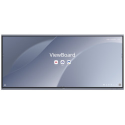 ViewSonic Flat Touch Display IFP105UW 105" WUHD 128GB 8GB 400cd Android OPS HDMI USB-C Subwoofer Speaker Black