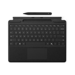 Microsoft Surface Pro Keyboard - Klávesnice - s trackpad, akcelerometr, zásobník pro nabíjení a skladování Surface Slim Pen 2 - QWERTY - anglická - černá - s Slim Pen 2 - pro Surface Pro 10, Pro 11, Pro 8, Pro 9, Pro Copilot+ PC, Pro Copilot+ PC for Business