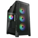 COUGAR PC skříň DUOFACE Pro RGB Mid Tower TG & Airflow Front Panel 4 x ARGB Fans TG Left Panel