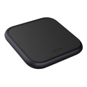 ZENS Single Aluminium - Bezdrátová nabíjecí podložka + AC napájecí adaptér - 10 Watt - Apple Fast Charge, FC (USB) - na kabelu: USB-C - černá