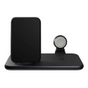 Zens Aluminium Series 4 in 1 - Stojan pro bezdrátové napájení + AC napájecí adaptér - 45 Watt - Apple Fast Charge, FC (USB) - na kabelu: USB-C - bílá