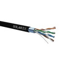 Solarix Instalační kabel CAT5E FTP PE Fca venkovní 305m box SXKD-5E-FTP-PE