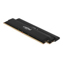 Crucial Pro OC - DDR5 - sada - 64 GB: 2 x 32 GB - DIMM 288-pin - 3000 MHz PC5-48000 - CL40 - 1.35 V - bez vyrovnávací pameti - on-die ECC - cerná