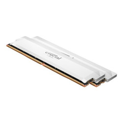 Crucial Pro OC - DDR5 - sada - 64 GB: 2 x 32 GB - DIMM 288-pin - 3200 MHz PC5-51200 - CL40 - 1.35 V - bez vyrovnávací pameti - on-die ECC - bílá