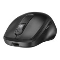 HP 515 - Myš - plné velikosti, ultra rychlé nabíjení - 5 tlačítka - bezdrátový - 2.4 GHz - bezdrátový přijímač USB - černá