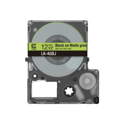 Epson Matte Green Black 12mm LK-4GBJ, C53S672077