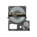 Epson Matte Khaki White 24mm LK-6QWJ, C53S672090