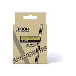 Epson Soft Yellow Gray 12mm LK-4YAS, C53S672104