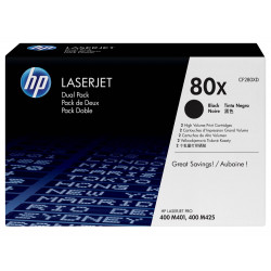 HP tisková kazeta černá velká, 2 pack CF280XD originál