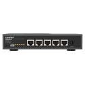 QNAP switch QSW-3205-5T (5x 10GbE port, pasiv. chlazení, podpora 100M 1G 2,5G 5G a 10G)