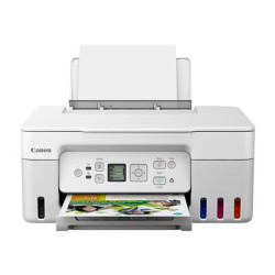 Canon PIXMA G3571 MegaTank - Multifunkční tiskárna - barva - tryskový - plnitelný - Legal (216 x 356 mm) A4 (210 x 297 mm) (originální) - A4 Legal (média) - až 11 ipm (tisk) - 100 listy - USB 2.0, Wi-Fi(ac) - bílá