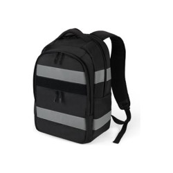 DICOTA Reflective - V2 - baťůžek - termoplastický polyuretan (TPU), 600D RPET - černá - 15.6"