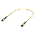 Ubiquiti OS2 MPO-12 APC Fiber Patch Cable, 50cm