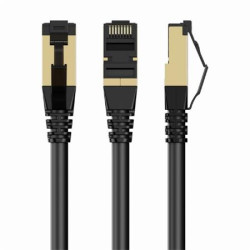 GEMBIRD Patch kabel S FTP Cat. 8 LSZH patch cord, černý, 7,5 m