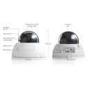 Ubiquiti IP kamera UniFi All-weather, vandal-proof 4K PoE dome camera with enhanced AI cap. and LR IR night vision, bílý