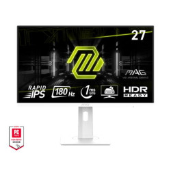 MSI Gaming monitor MAG 274PFW 27" Rapid IPS FHD 1ms 2xHDMI DP Výškově nastavitelný Pivot bílá
