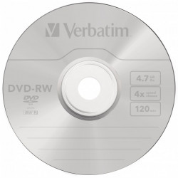 VERBATIM DVD-RW SERL 4,7GB 4x jewel