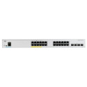 Catalyst C1000-24FP-4X-L, 24x 10 100 1000 Ethernet PoE+ ports and 370W PoE budget, 4x 10G SFP+