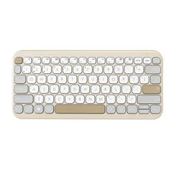 ASUS Marshmallow KW100 Copilot version - bezdrôtová klávesnica, Oat Milk, CZ SK