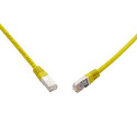 SOLARIX 10G patch kabel CAT6A SFTP LSOH 2m,žlutý