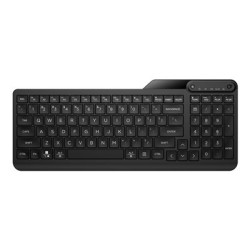 HP 475 - Klávesnice - dual-mode, multi-device, 2-zone layout, low profile key travel, 12 programmable buttons - compact - bezdrátový - 2.4 GHz, Bluetooth 5.3 - česká slovenská - hluboce černá