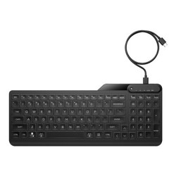 HP 405 - Klávesnice - více zařízení - 65% - compact - podsvícená - USB - česká slovenská - černá