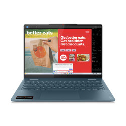 Lenovo Yoga 7 2-in-1 14AKP10 14" AI5-340 16 1TB AMD Radeon 840M Graphics Windows 11 Home Tidal Teal