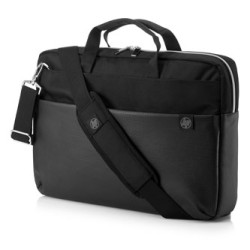 Taška na notebook 15,6", Pavilion Accent, černo-stříbrná z nylonu, HP, DOPRODEJ