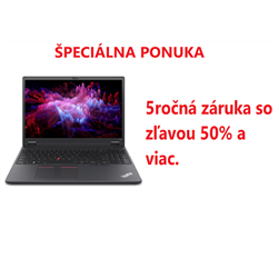 Lenovo ThinkPad P16v Gen 2 (Intel) 16" U7-155H 32 1 TB NVIDIA RTX A1000 6 GB Windows 11 Pro Černá