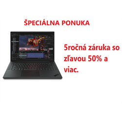 Lenovo ThinkPad P1 Gen 7 16" U9-185H 64 2 TB NVIDIA GeForce RTX 4070 8 GB Windows 11 Pro Černá