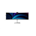 Philips 49B2U6903CH LCD VA 48,8" 5120 x 1440 4ms 450 nitů 3000:1 100Hz Repro USB-C Webcam Stříbrná, Tmavě šedá