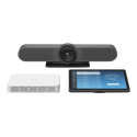 Logitech RoomMate + MeetUp + Tap IP - Souprava pro video konference (Logitech Tap IP, Logitech MeetUp) - Certifikováno pro Zoom Rooms, certifikováno pro Microsoft Teams, RingCentral Certified