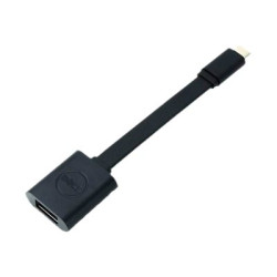Dell - USB kabel - 24 pin USB-C (M) do USB typ A (F) - USB 3.1 - 13.1 cm - černá