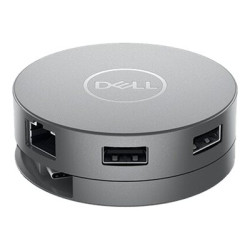 Dell Mobile Adapter DA310 - Multiportový adaptér - USB-C - VGA, HDMI, DP, USB-C - 1GbE