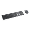 Dell Premier Wireless Keyboard and Mouse KM7321W - Klávesnice a sada myši - bezdrátový - 2.4 GHz, Bluetooth 5.0 - QWERTZ - česká slovenská - titanová šedá