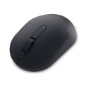 Dell Silent Mouse MS355 - Myš - pravák a levák - optické LED - 3 tlačítka - bezdrátový - 2.4 GHz, Bluetooth 5.1 LE - bezdrátový přijímač USB - černá - s 3 years Advanced Exchange Service