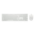 Dell Pro KM5221W - Klávesnice a sada myši - bezdrátový - 2.4 GHz - QWERTZ - německá - bílá