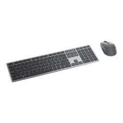 Dell Premier Multi-Device KM7321W - Klávesnice a sada myši - bezdrátový - 2.4 GHz, Bluetooth 5.0 - QWERTY - US mezinárodní - titanová šedá